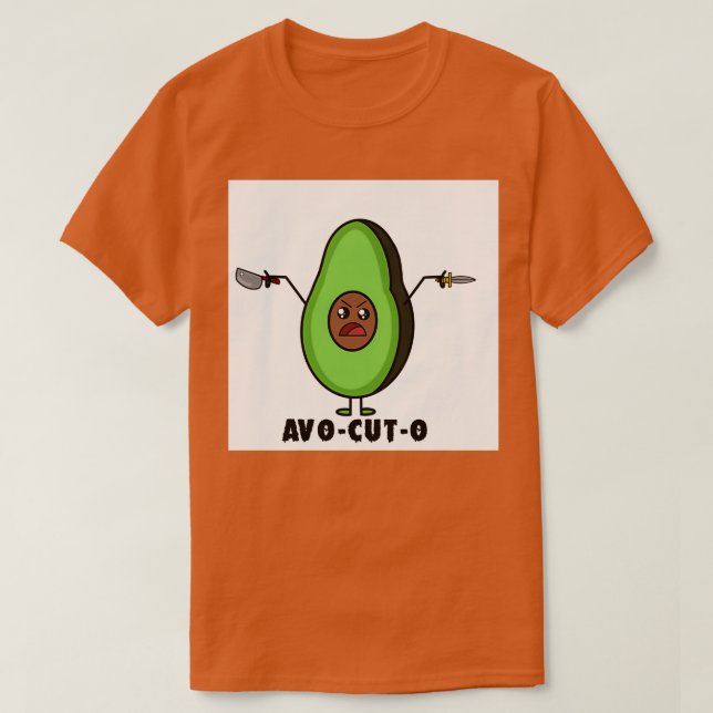 Avocado Sticker AVOCUTO T-Shirt (Design vorne)
