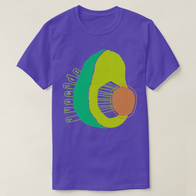 AVOCADO STICKER T-Shirt (Design vorne)