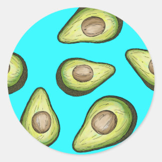 Avocado Stickers für den Liebhaber der Natur Butte