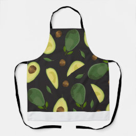 Avocado-Stoff-Set Schürze
