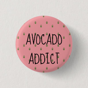 Avocado-Süchtiger Button
