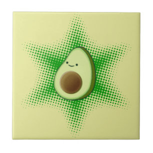 Avocado Superstar Niedlich Fliese