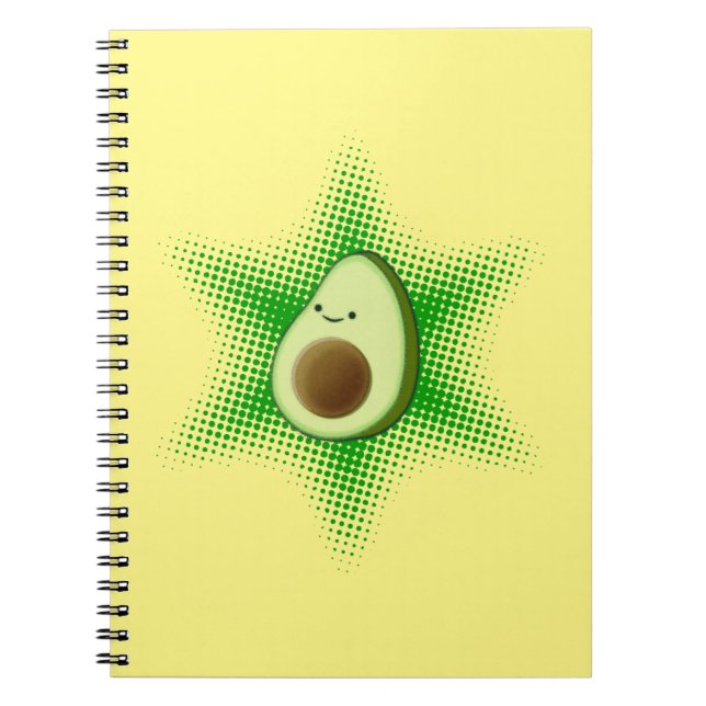 Avocado Superstar Notizblock (Vorderseite)