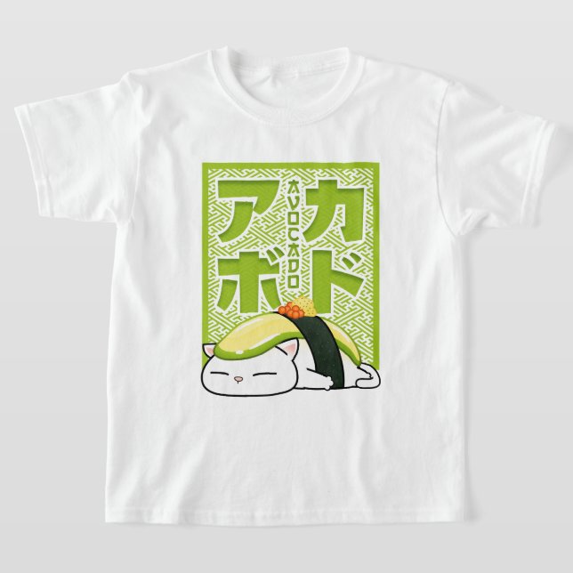 Avocado Sushi Cat T-Shirt (Ablage )