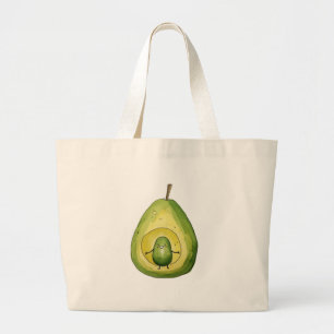 Avocado, süßes Baby-Avocado-Design Jumbo Stoffbeutel