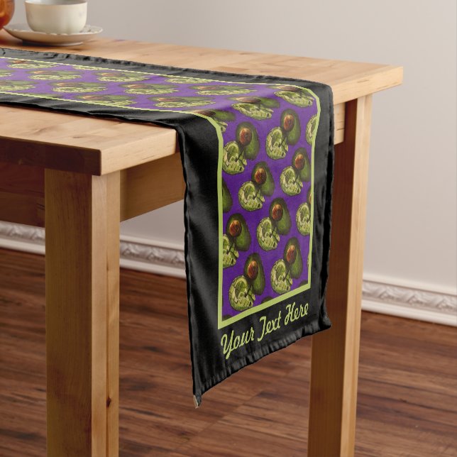 Avocado Table Runner Kurzer Tischläufer (Beispiel)