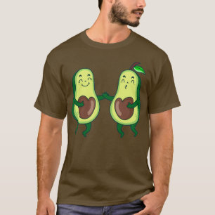 Avocado Tanzen in Liebe Avocado Couple T-Shirt