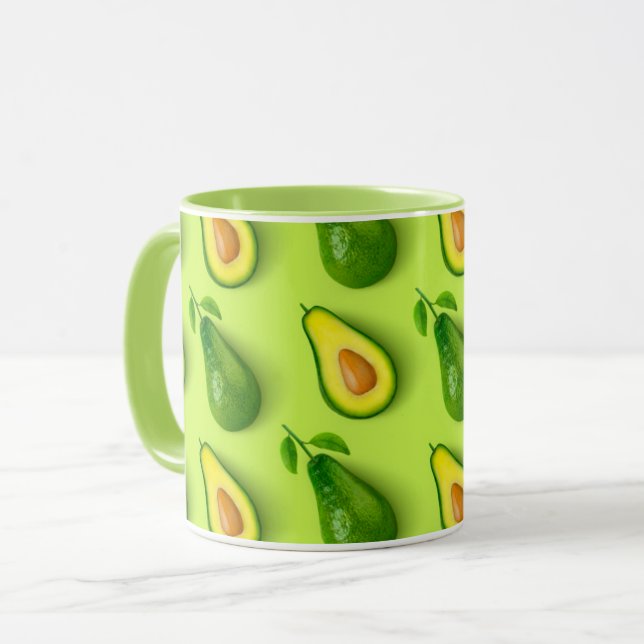Avocado Tasse (Vorderseite Links)