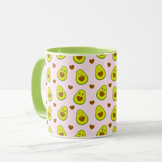 Avocado Tasse (Vorderseite Links)