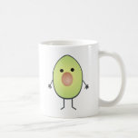 Avocado Tasse<br><div class="desc">Got etwas zu sagen? Lass niedlich,  glücklich,  Cartoon-Charakter Avocado sagen es für dich!</div>
