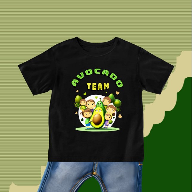 Avocado-Team Baby T-shirt (Von Creator hochgeladen)