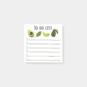 Avocado To-Do-Liste Post-It-Notizen Post-it Klebezettel