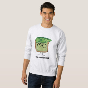 Avocado-Toast-Hipsterglas-Schmiererhaar Sweatshirt
