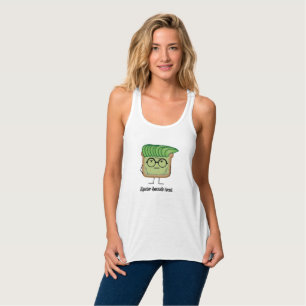 Avocado-Toast-Hipsterglas-Schmiererhaar Tank Top