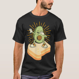 Avocado Toast Kostüm Dabbing Avocado T-Shirt