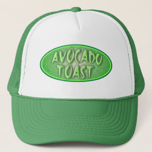 Avocado Toast Liebe Vintag Decallogos Truckerkappe