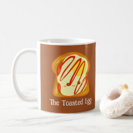 Avocado Toast mit Eiern und Tomaten Kaffeetasse