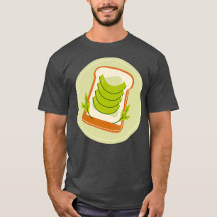 Avocado Toast-Muster in Scheiben T-Shirt