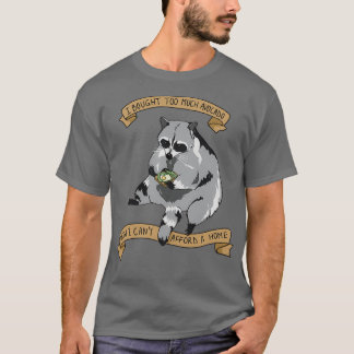 Avocado Toast Raccoon Perfektes Geschenk T-Shirt