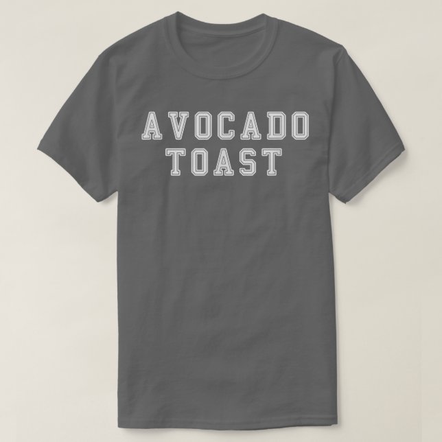 Avocado Toast Uni Letting T-Shirt (Design vorne)