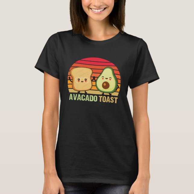 Avocado Toast You Complete Me Avocado and Toast Ve T-Shirt (Vorderseite)