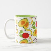 Avocado Tomato Salad Greenery Muster