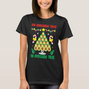 Avocado Tree Funny Food Vegan Weihnachten T-Shirt