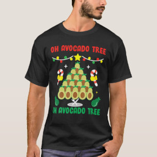 Avocado Tree Funny Food Veganes Weihnachtsgeschenk T-Shirt