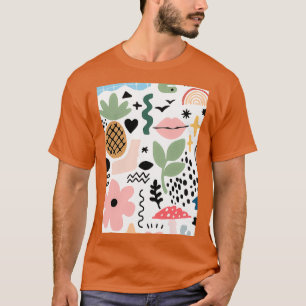 Avocado Tropical Delicious Blume Pflanze T-Shirt