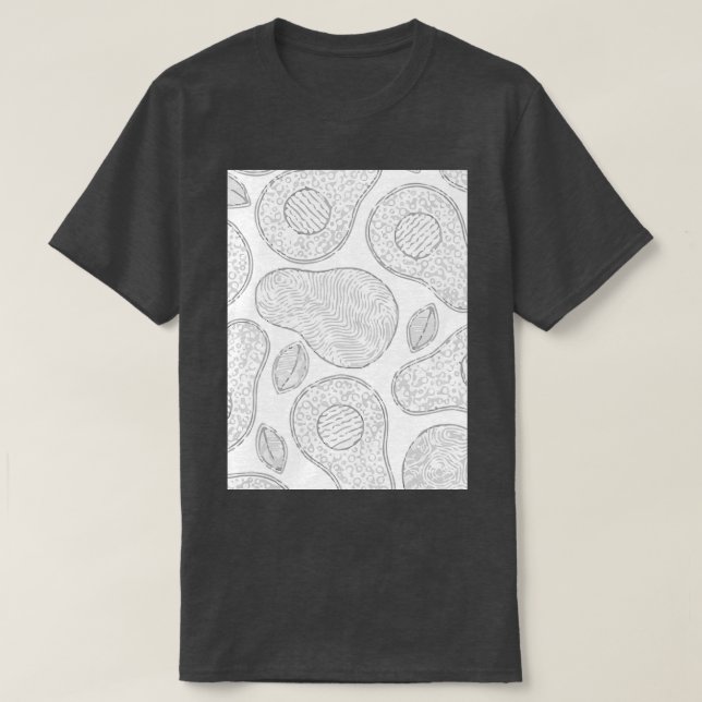 Avocado Tropical Exotic T-Shirt (Design vorne)