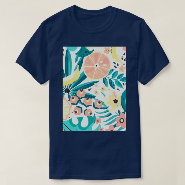 Avocado Tropical Exotic Tropical Pflanze Classic T T-Shirt (Design vorne)