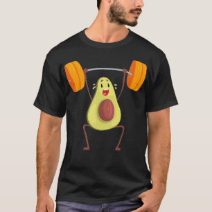 Avocado Übungen mit Barbarei lustige Installation  T-Shirt