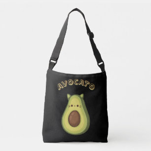 Avocado und Cat Lovers. AVOCATO Tote Bag Tragetaschen Mit Langen Trägern