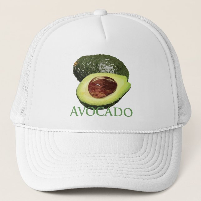 Avocado und halbes truckerkappe (Vorderseite)