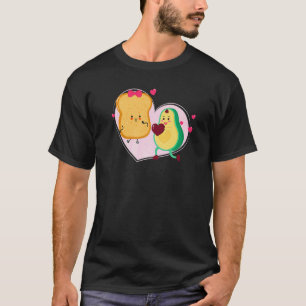 Avocado und Toast Süße Avocado Vegane Lebensmitt T-Shirt