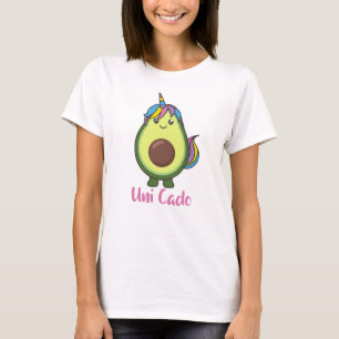Avocado Unicorn Funny Avocados Unicorns Uni Cado T-Shirt
