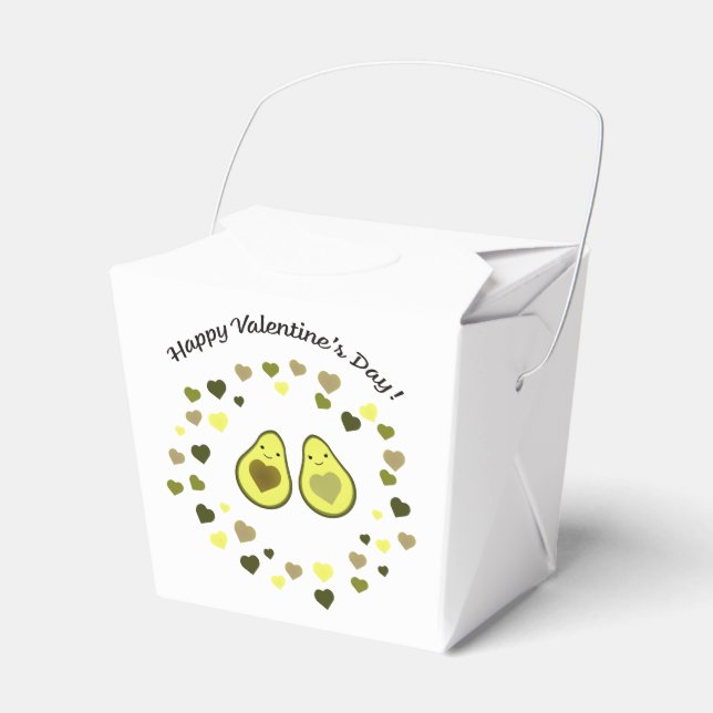 Avocado Valentine Geschenkschachtel (Vorderseite)