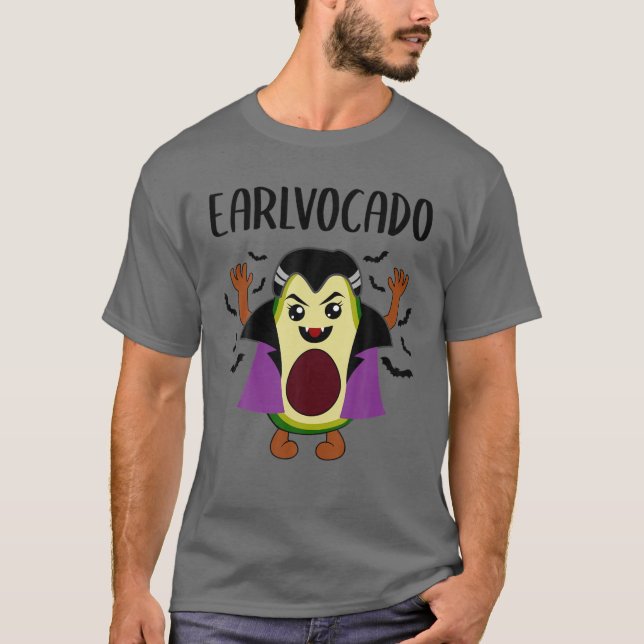 Avocado Vampire Funny Food Gemüse Veganes Gemüse T-Shirt (Vorderseite)