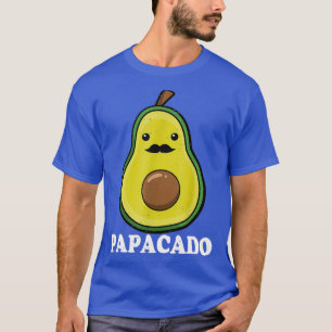 Avocado Vater Vegan Guacamole Avocado Papacado Fat T-Shirt