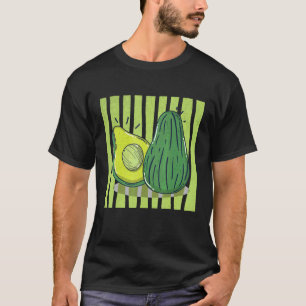 Avocado-Vegan-Lazy-Halloween-Kostüm T-Shirt