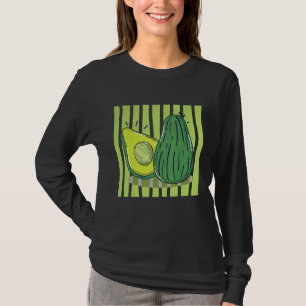 Avocado-Vegan-Lazy-Halloween-Kostüm T-Shirt