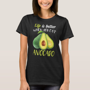Avocado Vegan Vegetarian Guacamole T-Shirt
