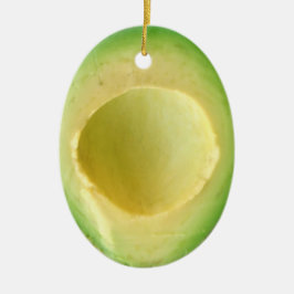 Avocado verrücktes 4Owen Keramikornament