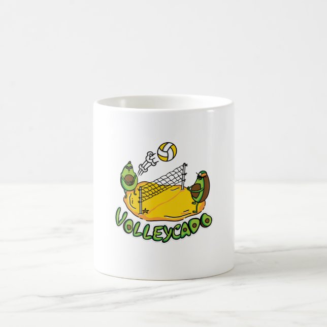 Avocado Volleyball Bestes Geschenk Kaffeetasse (Mittel)