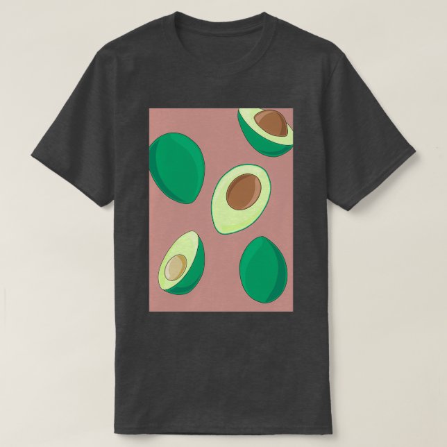 Avocado Wall Art INSTANT DOWNLOAD Avocado Print Ki T-Shirt (Design vorne)