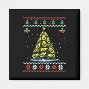 Avocado Weihnachtsbaum Ugly Weihnachtsweih Weihnac Magnet