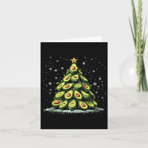 Avocado Weihnachtsbaum Weihnachtsgemüse für Männer Karte