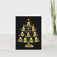 Avocado-Weihnachtsbaumlichter Lustiger Avocado-Wei