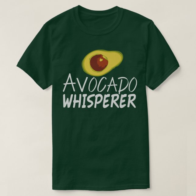 Avocado Whisperer Fruit Guacamole Avocados T-Shirt (Design vorne)