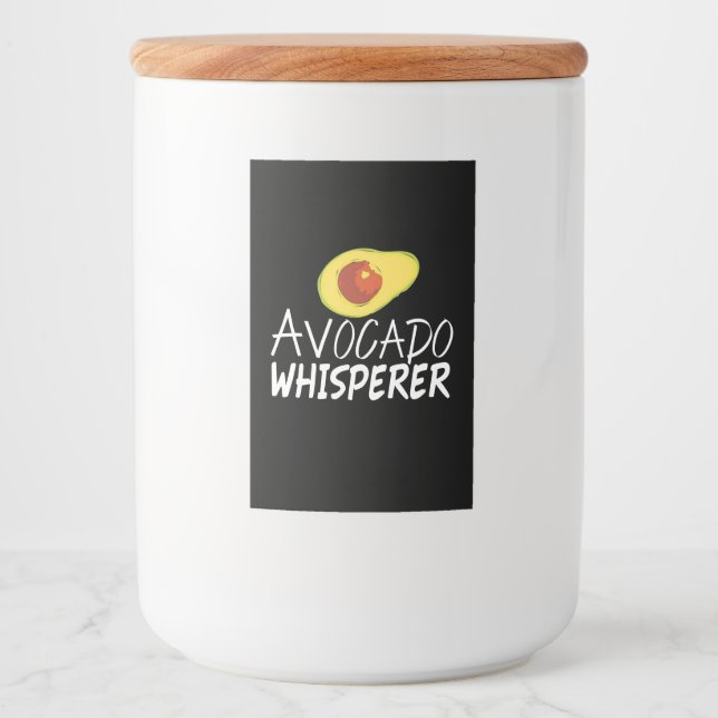 Avocado Whisperer Lebensmitteletikett (Vorderseite)